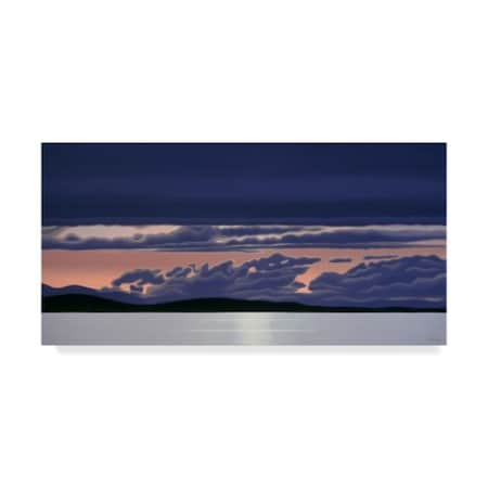Ron Parker 'Evening Clouds' Canvas Art,16x32